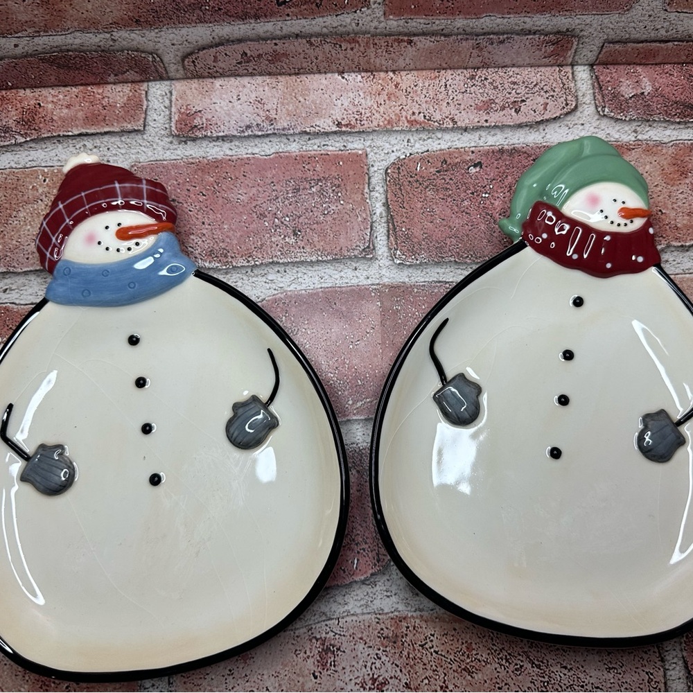 Snowman Plate